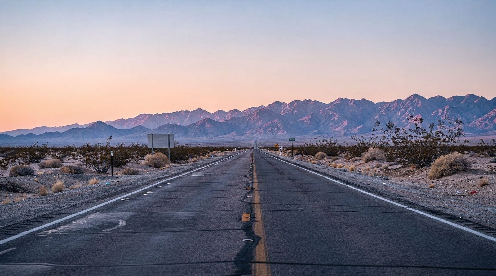 Desert Dawns and Long Roads South