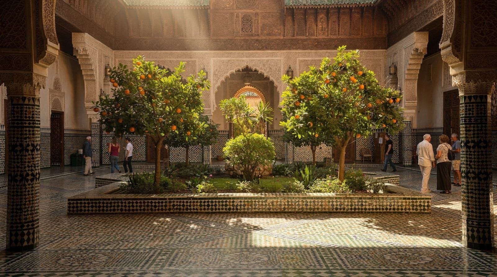Riad Zitoun and the Bahia quarter