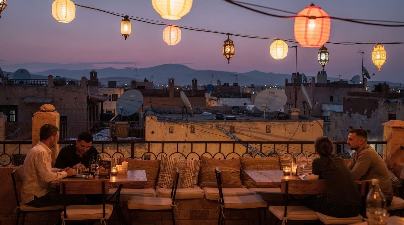 Rooftop bars in Marrakech