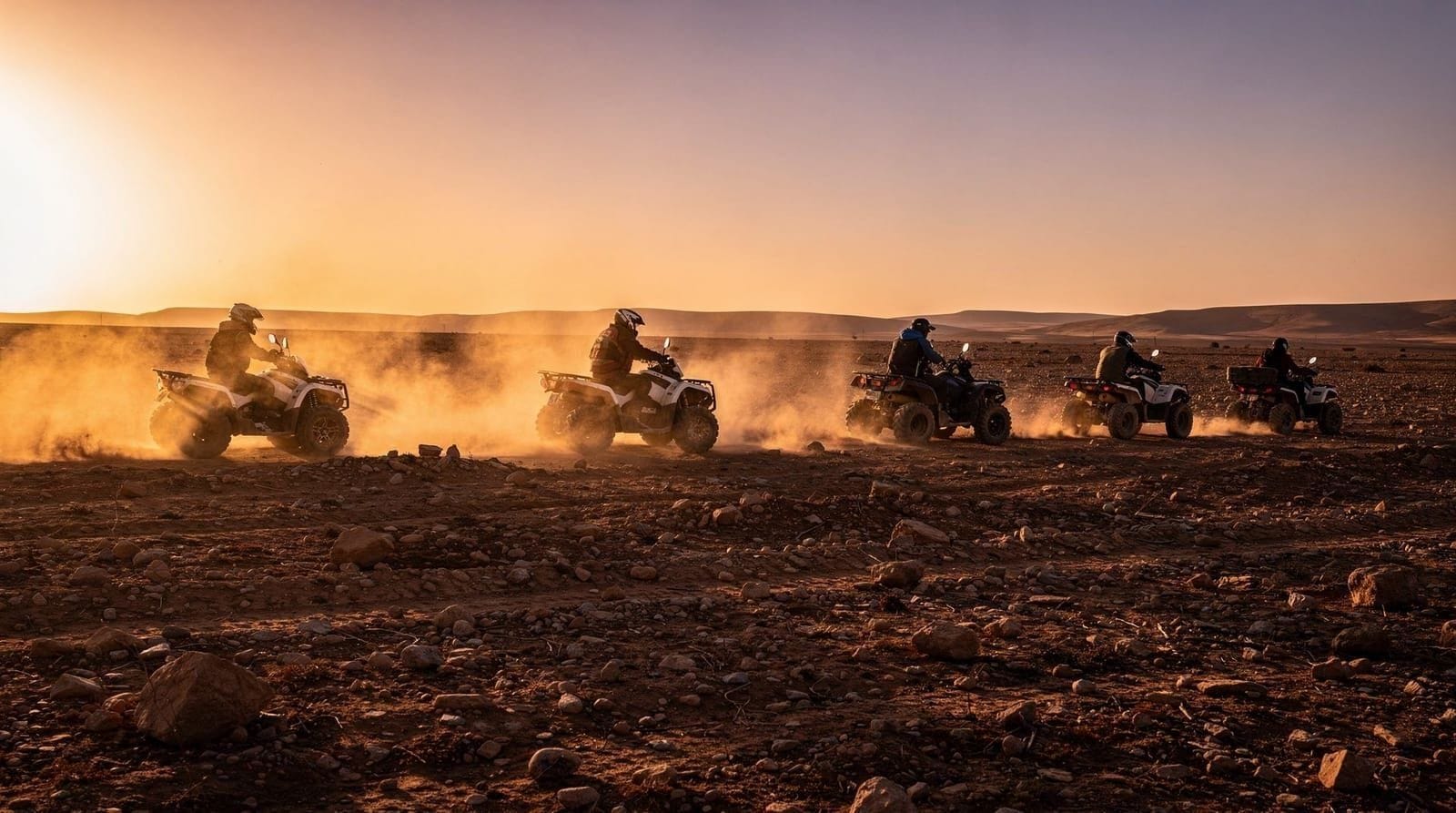 Quad biking around Marrakech